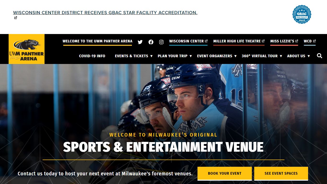 Welcome to the UW-Milwaukee Panther Arena! – UW-Milwaukee Panther Arena